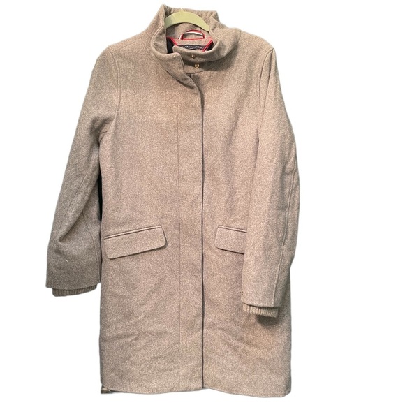 TOMMY HILFIGER GRAY WOOL PARKA - Picture 1 of 6